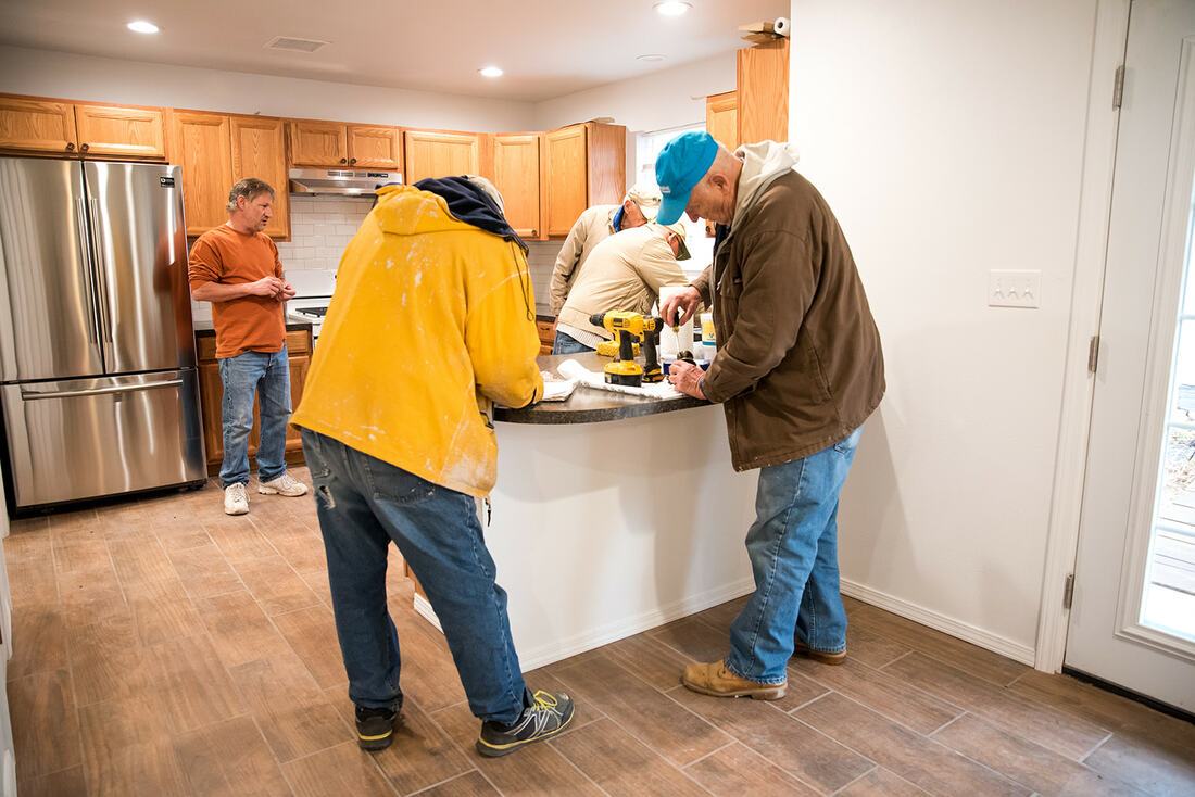 Ponca City Area Habitat for Humanity Affordable Housing Home Volunteers